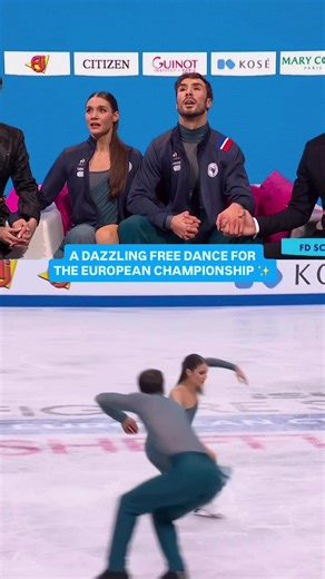 A season-best 135.50 free dance crowns Laurence Fournier Beaudry & Guillaume Cizeron as ice dance CHAMPIONS at the ISU Figure Skating European Championships. ⛸️