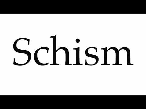 How to Pronounce Schism
