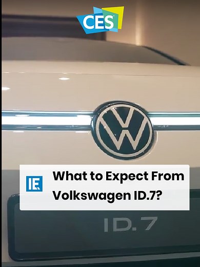 Volkswagen ID.7: ChatGPT Embedded Electric Vehicle at CES 2024
