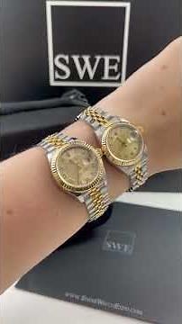 Rolex Datejust Steel Yellow Gold 28mm and 26mm Fluted Bezel Ladies Watches Review | SwissWatchExpo
