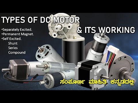 Types of DC Motors & it's Working in Kannada | @SUNELECTRICAL | #ಕನ್ನಡ