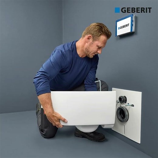 Geberit - Comment installer la cuvette iCon TurboFlush