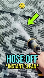 This Outdoor Rug Cleans and Dries INSTANTLY!