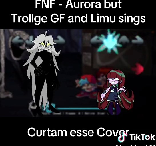 Aurora but Trollge GF & Limu Sings - FNF Cover