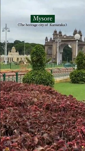 "Mysore–The Royal Heritage City 🏰✨"#Mysore#MysorePalace#TravelIndia #KarnatakaTourism#MysoreTour