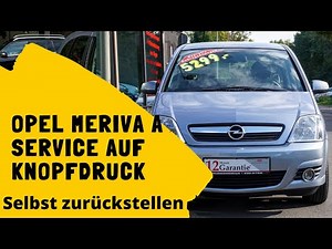 Réinitialisation du témoin de service Opel Meriva