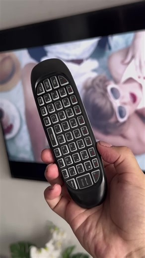 Control con LUZ y TECLADO incorporado