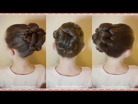 Topsy Tail Bun Tutorial, Quick and Easy Hairstyle For Dance!