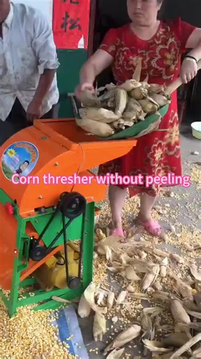 TX Best Low Price Automatic Gasoline Diesel Engine Corn Sheller 1000kg/h Household Maize Farm Corn Sheller Threshing Machine
