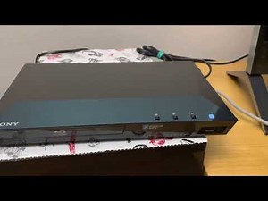 Sony Blu Ray DVD Player + REMOTE / Works Great! / WiFi Smart HDMI / BDP-S3100