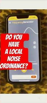 Find your city's local noise ordinances