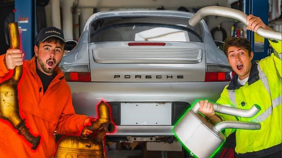 Installing a $5,000 Exhaust System on a Porsche 911 Project Car