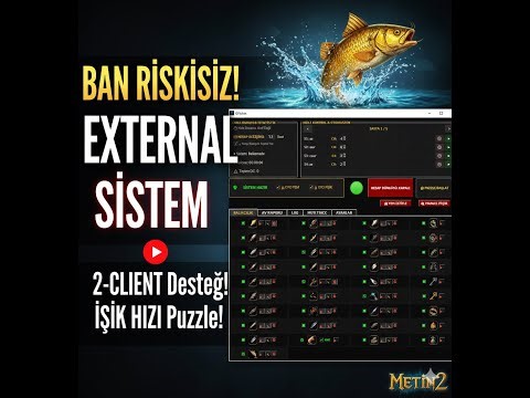 Metin2 TR Balık Botu 2026 | \u00100 External & Ban Riskisiz | Puzzle & Multi-Client 🎣