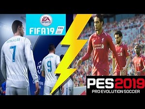 FIFA 19 V/S PES 2019 | Graphics Comparison | HD