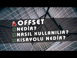 AutoCAD Offset Komutu Kısa Yolu Nedir? Nasıl Kullanılır? Offset (Öteleme) Nasıl Yapılır? Ders