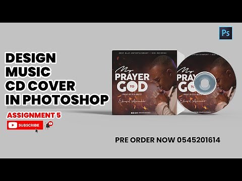 HOW TO DESIGN MUSIC CD COVER ART USING PHOTOSHOP 2021