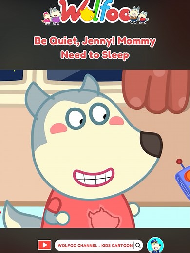 Wolfoo Helps Jenny Be Quiet While Mommy Sleeps