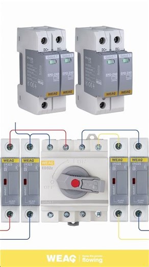 Dual SPD Setup with Fuse and Isolator | PV Wiring Guide.