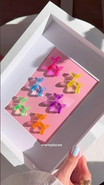 $6 Dollar Tree Balloon Dog Wall Art DIY (Looks SO Expensive)