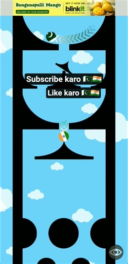 india 🇮🇳 vs pakistan 🇵🇰 marble race part - 51 #countrymarblerace#gaming#games#short #shorts