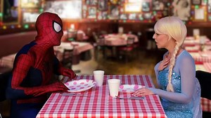 Elsa Turns into Pink Spidergirl and Elsa & Spiderman Get Married In Real Life Frozen Anna & Kristoff - video Dailymotion