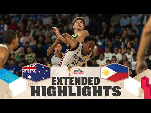 No stopping Australia! Boomers dominate Philippines AGAIN at the #FIBAWC Asian Qualifiers 🇦🇺
