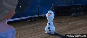 Olaf Melting 2 on Make a GIF