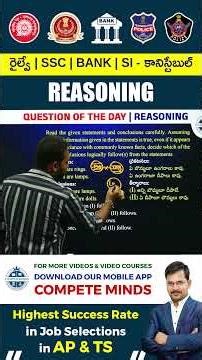 REASONING SYLLOGISM SIMPLE TRICK ||#sivareddylogics #competemindsacademy