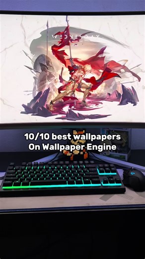 Cool wallpapers to make your screen pop! Check them out now. 💻🔥 Link in bio! 🔗 #WallpapersDaily #SetupGoals #TrendingNow #RGBGlow #WallpaperEngine #FYP #ExplorePage #DeskInspo #TechVibes #EpicWallpapers #CustomSetup #ModernAesthetic #ForYou