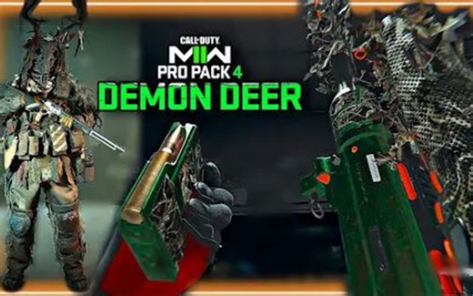 cod19最新组合包 DEMON DEER 展示，套皮很有特色！