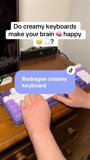 This keyboard surprised me in the best way. The pastel keys, the RGB glow, and the smooth mechanical switches make it look and feel way more expensive than it is. The sound is satisfying without being loud, the build feels solid, and it instantly upgrades your whole desk setup. If you’ve been wanting something aesthetic, functional, and affordable, this one checks every box. #mechanicalkeyboard #desksetupinspo #typingasmr #tiktokshopfinds #aestheticdesk