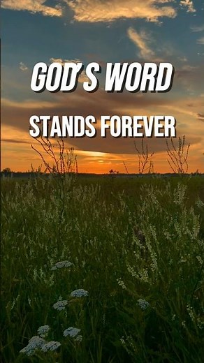 The Word of God Stands Forever 🌿 | Isaiah 40:8