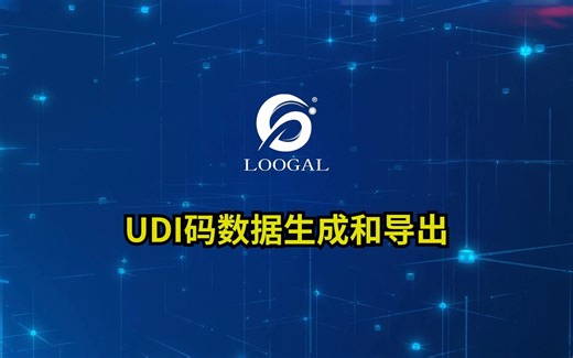 UDI码数据生成和导出
