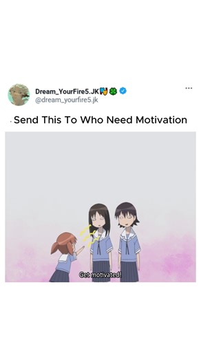 Dream Your Fire5.JK on Instagram: "Get motivated 😭 . . . Anime: Azumanga Daioh Follow For More:"