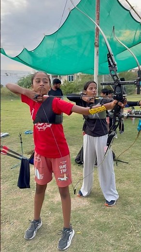 🏹 Young Archer in Action! #Shorts