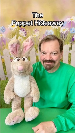 Puppet of the Day – 24" Pink Rabbit Full Body made by Living Puppets – The Puppet Hideaway
