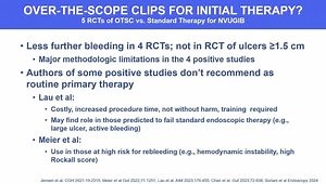 Management of Non-Variceal Upper GI Bleeding