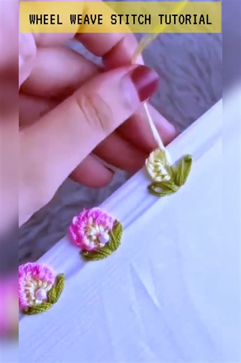 The Most Satisfying Embroidery Process! From Thread Frame to Beautiful Flower (Auto Trending)