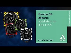 ARCTIC Freezer 34 eSports – Installation on Intel 115X