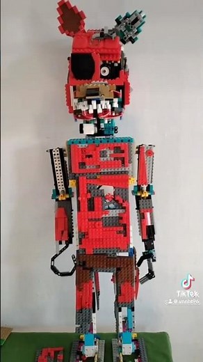 foxy fnaf lego robot animatronic