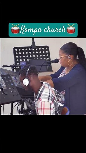 Kompa live church 🥁 #compas #kompa #gospel #instrumentalmusic #drum #key
