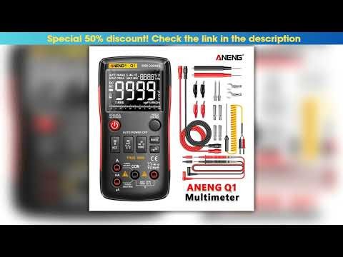 ANENG Q1 Digital Multimeter 9999 Analog Tester True RMS Professional Multimetro DIY Transistor