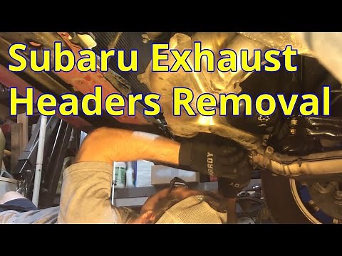 Subaru Exhaust Header Removal