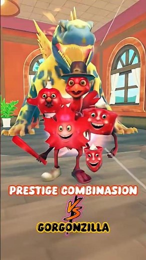 GORGONZILLA Vs. PRESTIGE GIVING COMBINASION in Brainrot Evolution!