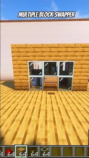 Minecraft multiple block swapper #minecraft #build