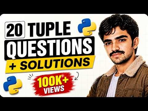 [practice problems]Tuple Questions with Solutions | Python Questions | python quiz|interviewquestion