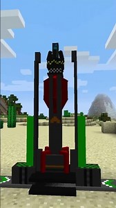 Minecraft Custom Missile Mod #shorts #tiktok #minecraftshorts