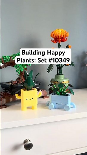 Building the Lego Happy Plants: Set 10349