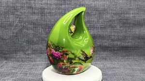 Teardrop Cremation Urn for Human Ashes Adult – Eternal Tear Loving Heart Solid Metal Memorial Urn, Unique Drop-Shaped Funeral Urn with Velvet Bag, Holds Ashes Up to 200 Cu in, Urns for Men & Women