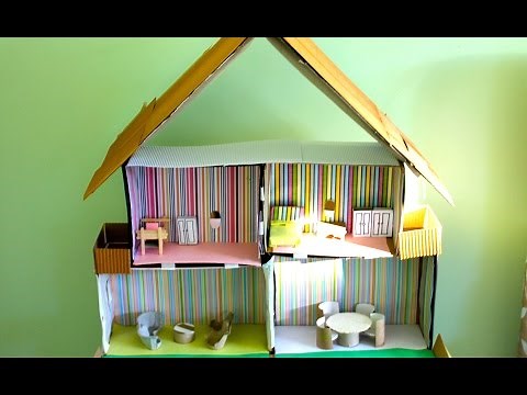 How to make a shoebox dollhouse